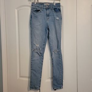 Levis Hi Rise Skinny 721 Jeans Size 27